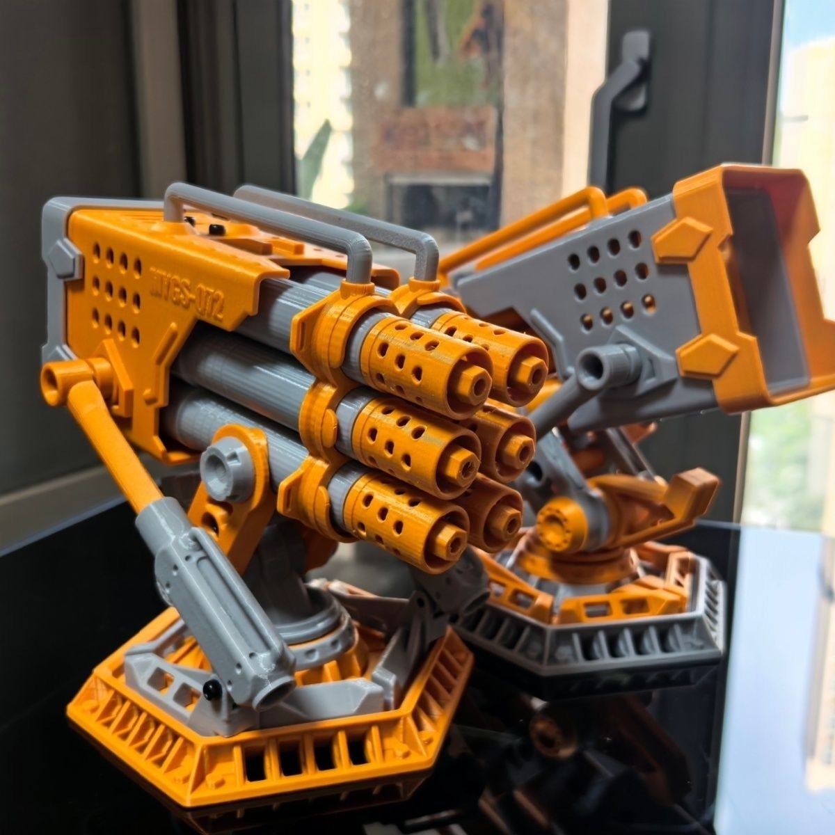 3D Printing Pen - 3D-Druck Cyberpunk Spitfire Raketenwerfer Desktop Stift
