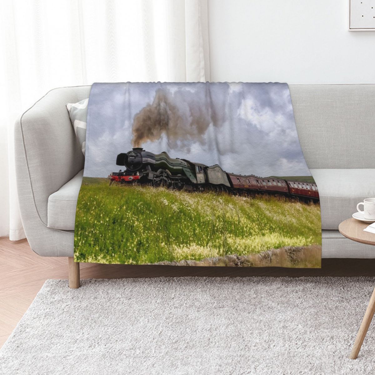 3D Printing Yorkshire - The Flying Scotsman in Yorkshire Wurfdecke,