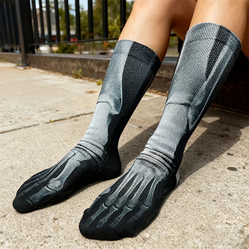 3D Printing X Ray - 3D-Skelett-Röntgen-Socken für Herren und Damen, neuartiger