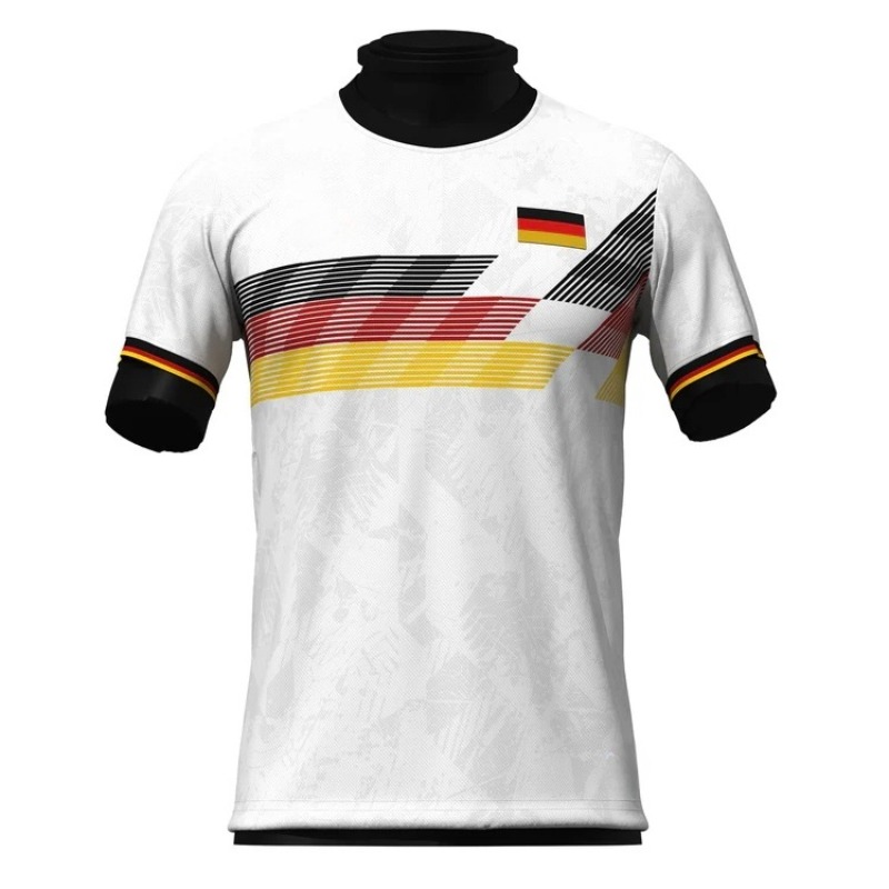 3D Printing Solo - 2026 Deutsche Fußball-Events Kreatives Konzept-Trikot Sommer-Freizeittrikot