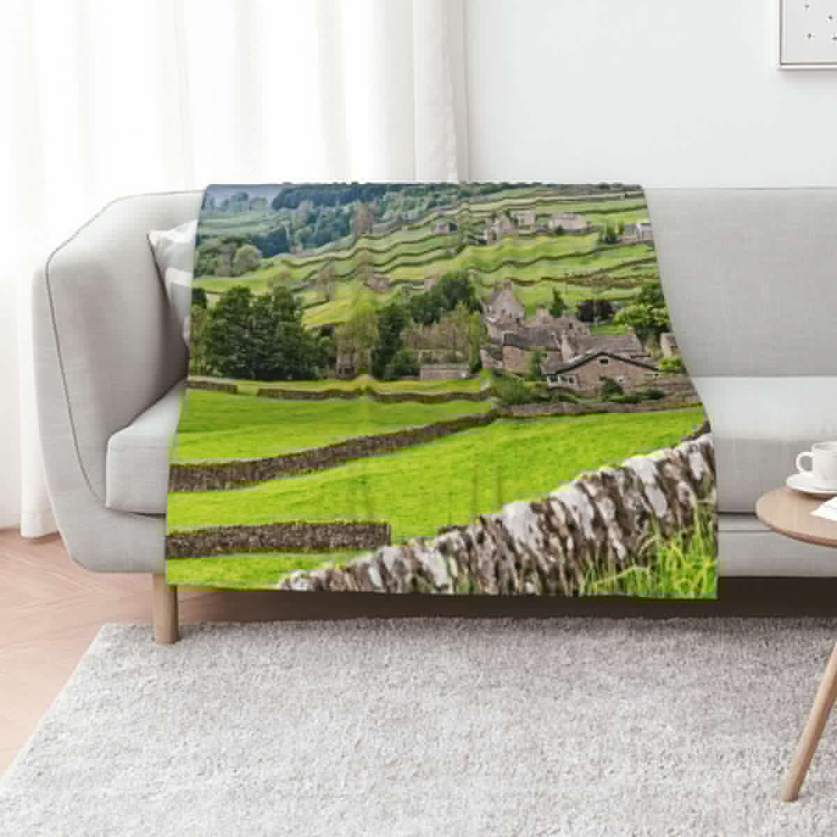 3D Printing Yorkshire - Gunnerside Yorkshire Überwurfdecke Niedliche Decken für