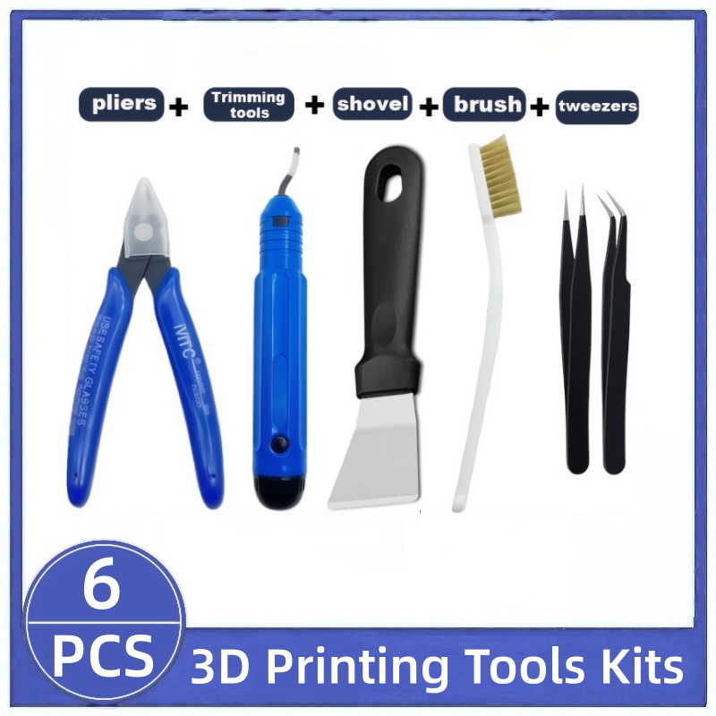 3D Printing Laptop - 3D-Druckwerkzeuge, verschiedene Werkzeugarten, Scheren, Reinigungsnadeln, Pinzetten,