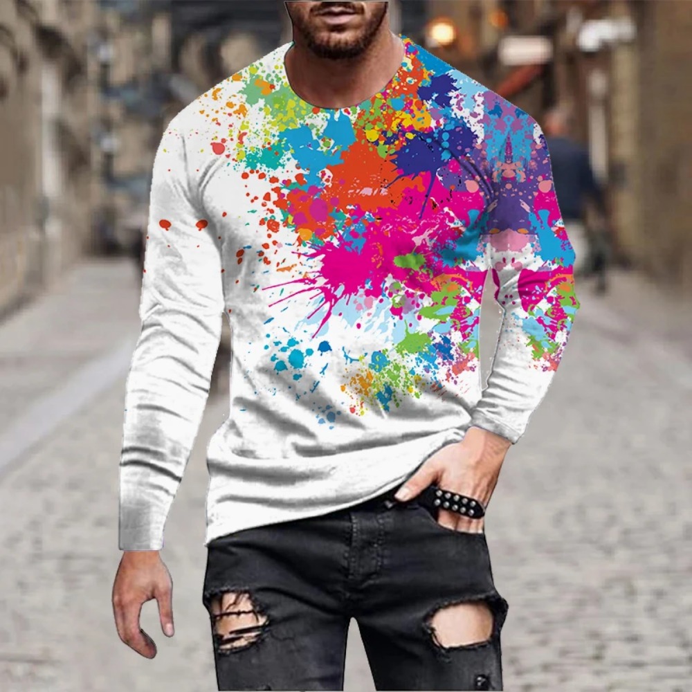 Herren Regenbogen-Farbspritzer – 3D Printing Custom Bewertung und Preis