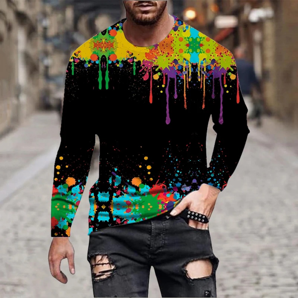 Herren Regenbogen-Farbspritzer – 3D Printing Custom Bewertung und Preis