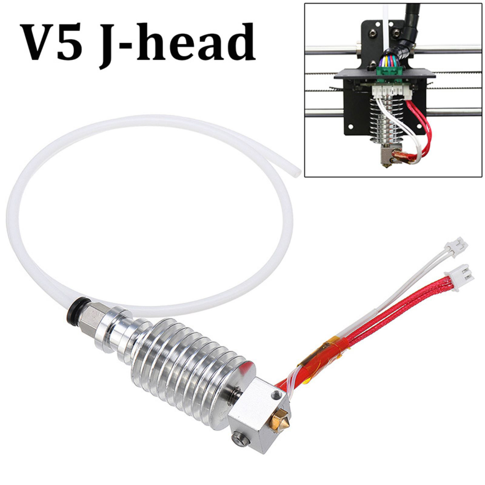 1 Stück V5 J-Head Hotend-Kit 0 – 3D Printer Hotend Kit Bewertung und Preis