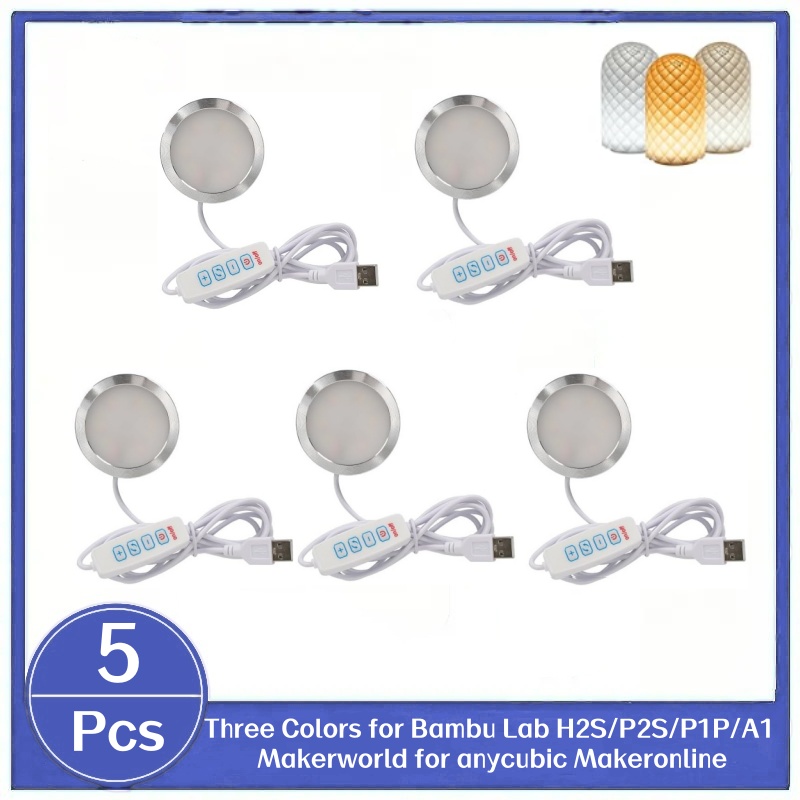 5-teiliges LED-Lampen-Set 001  – 3D Printing Laptop Bewertung und Preis
