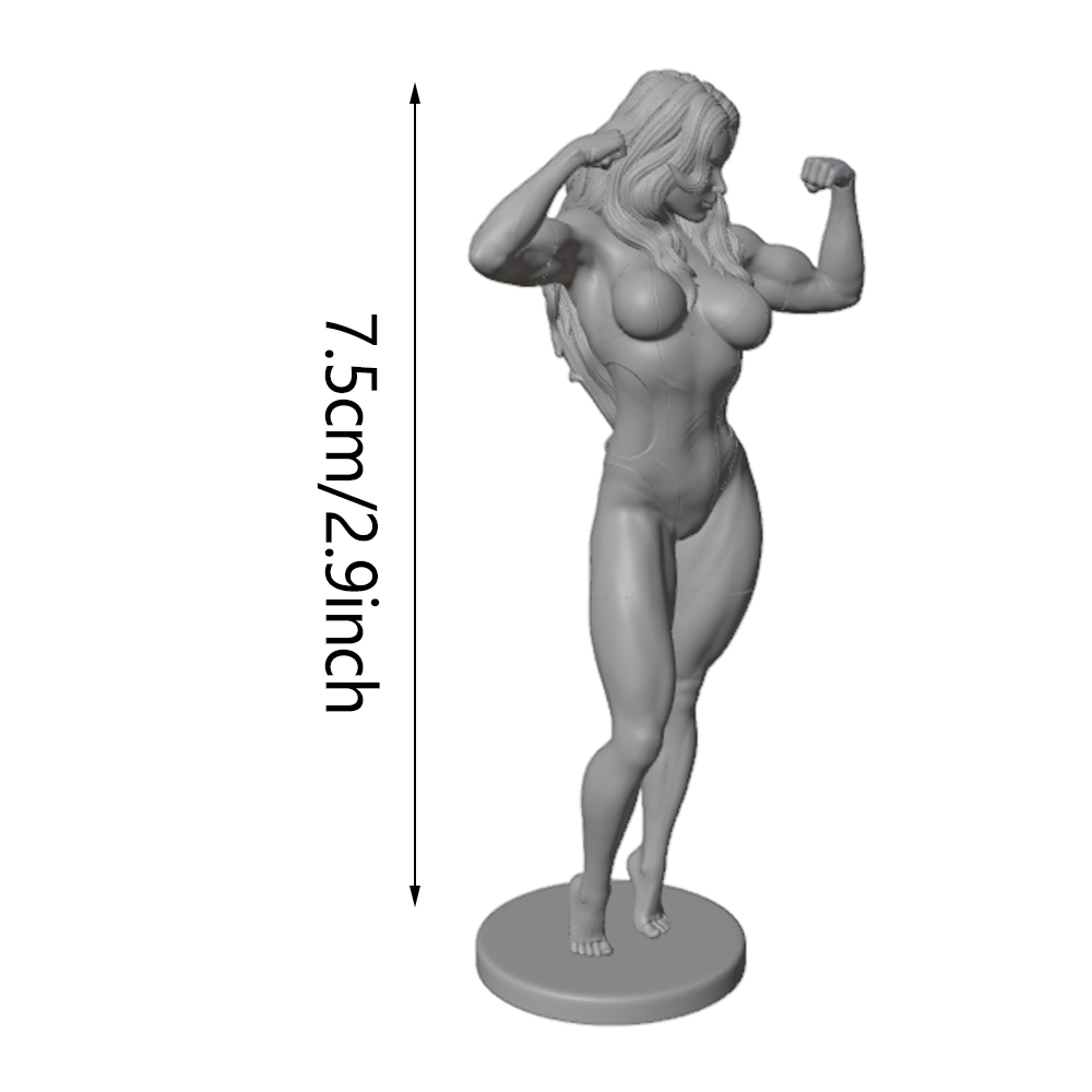 Sexy Fitnessfrau mit langen Ha – 3D Printing Instructor Bewertung und Preis