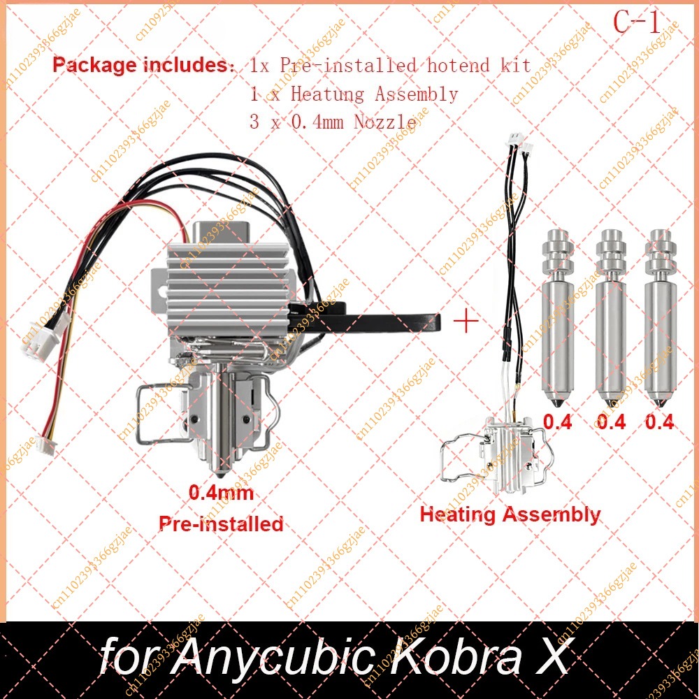 0,4mm Vormontiertes Hotend-Kit – 3D Printer Hotend Kit Bewertung und Preis
