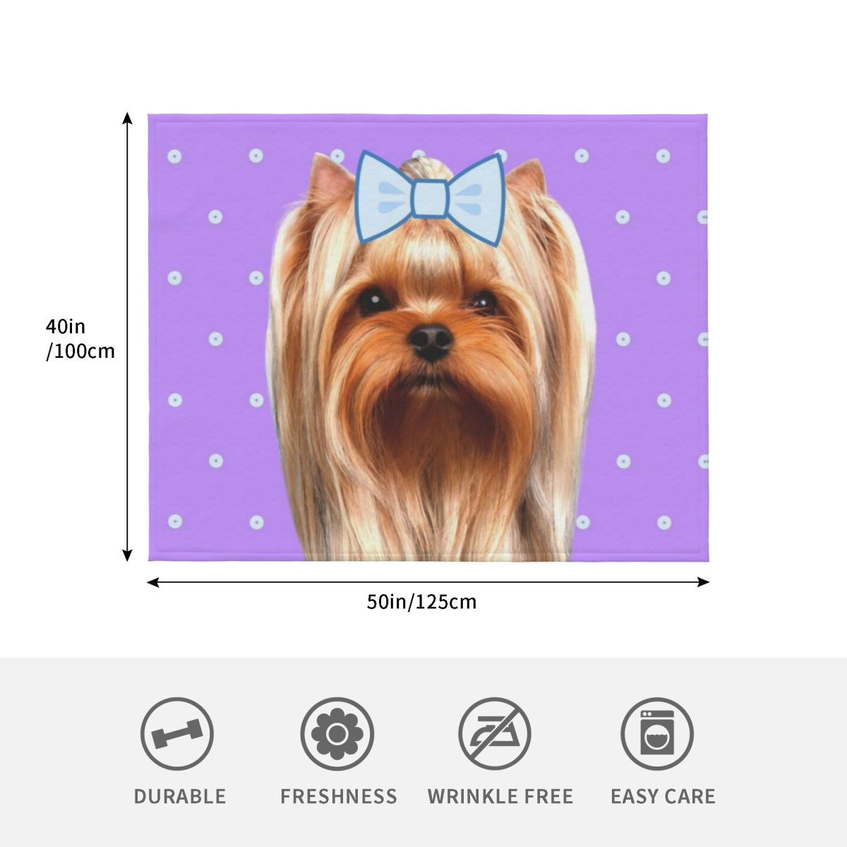Niedliche, lila Yorkshire-Deck – 3D Printing Yorkshire Bewertung und Preis