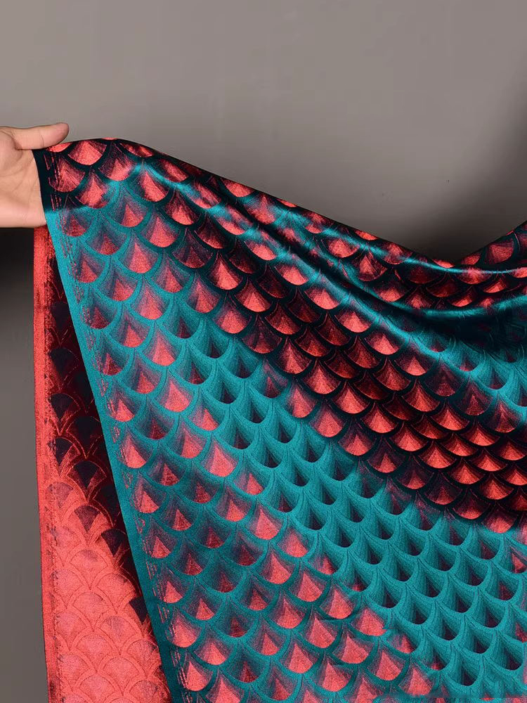 Pfauengrüner gewebter Brokatst – 3D Printing On Fabric Bewertung und Preis