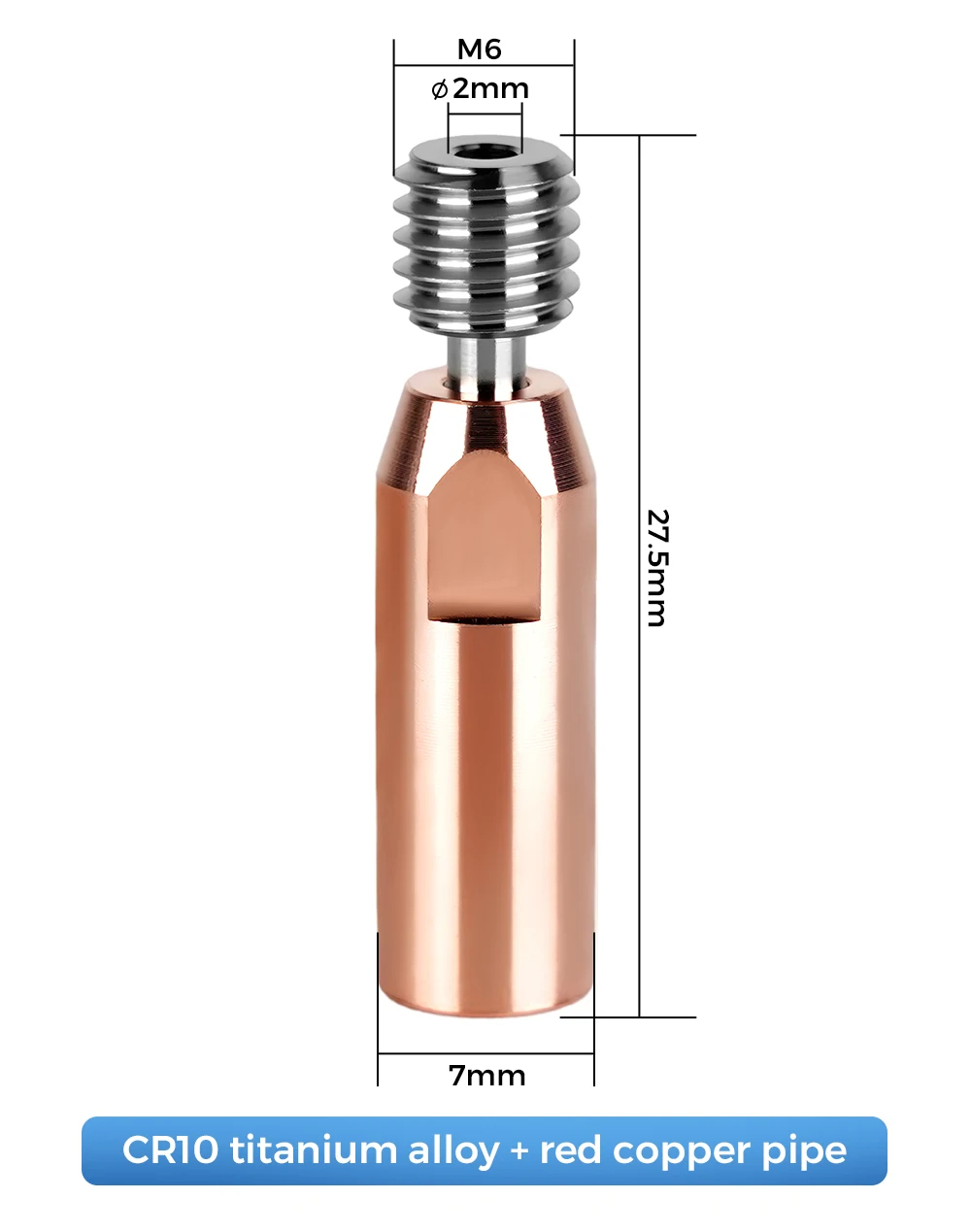 Hohe Qualität E3D V6 Throat V5 – 3D Printing Nozzle Bewertung und Preis