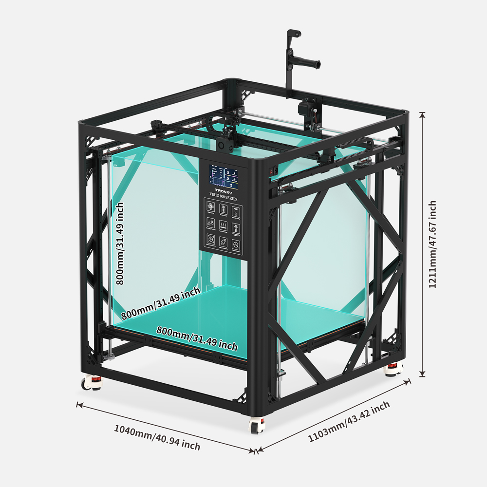 Tronxy VEHO-800-12 oder PRO Gr – 3D Printing X Y Z Axis Bewertung und Preis