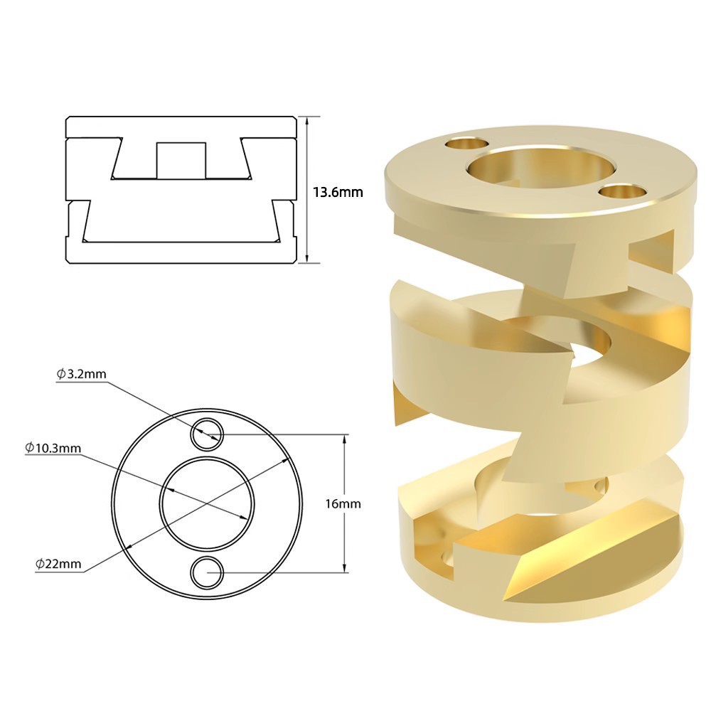3D-Druckerzubehör T8 Z-Achsen- – Z Axis Stabilizer 3D Bewertung und Preis