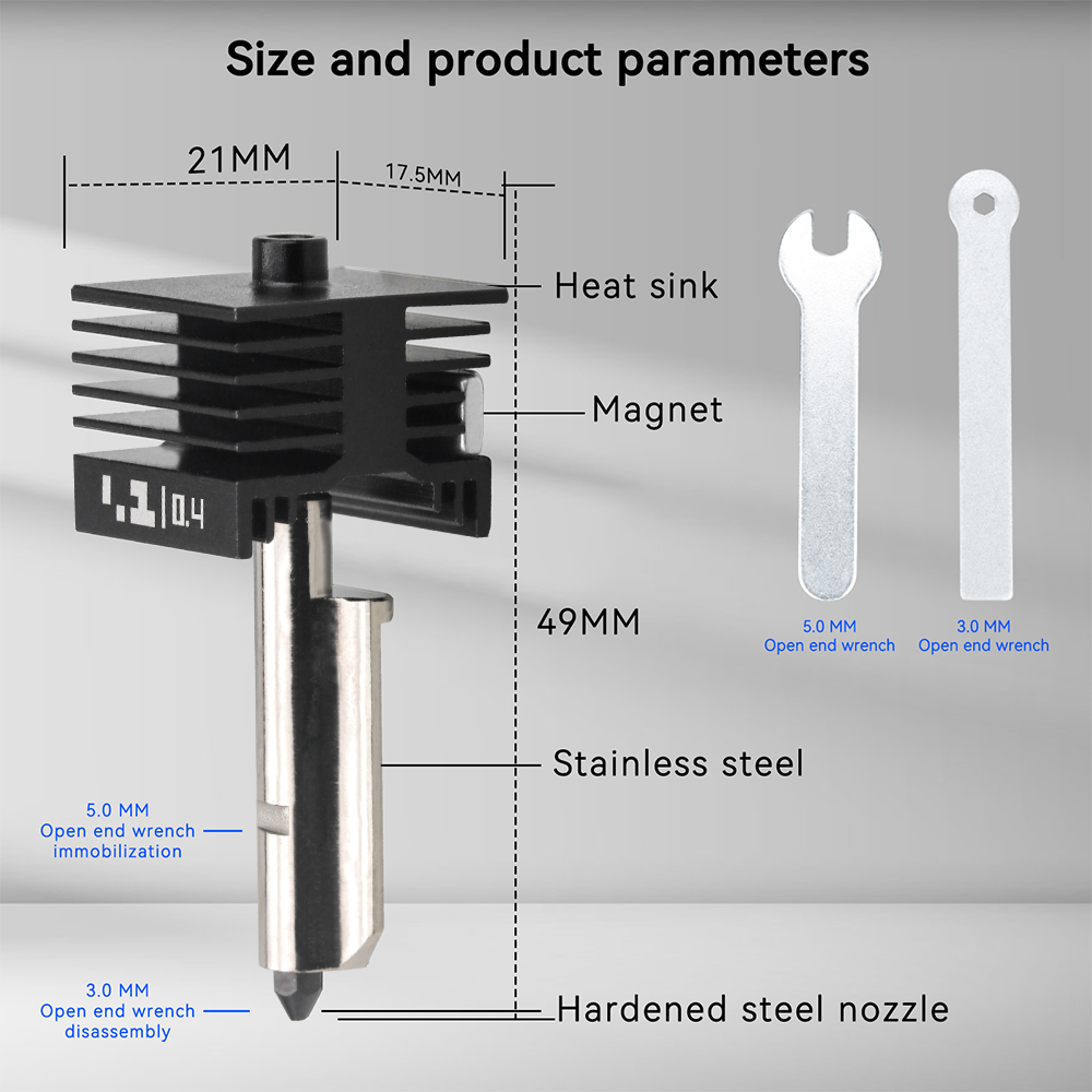 Für Bambu Lab P2S X2D, verbess – 3D Printing Nozzle Bewertung und Preis