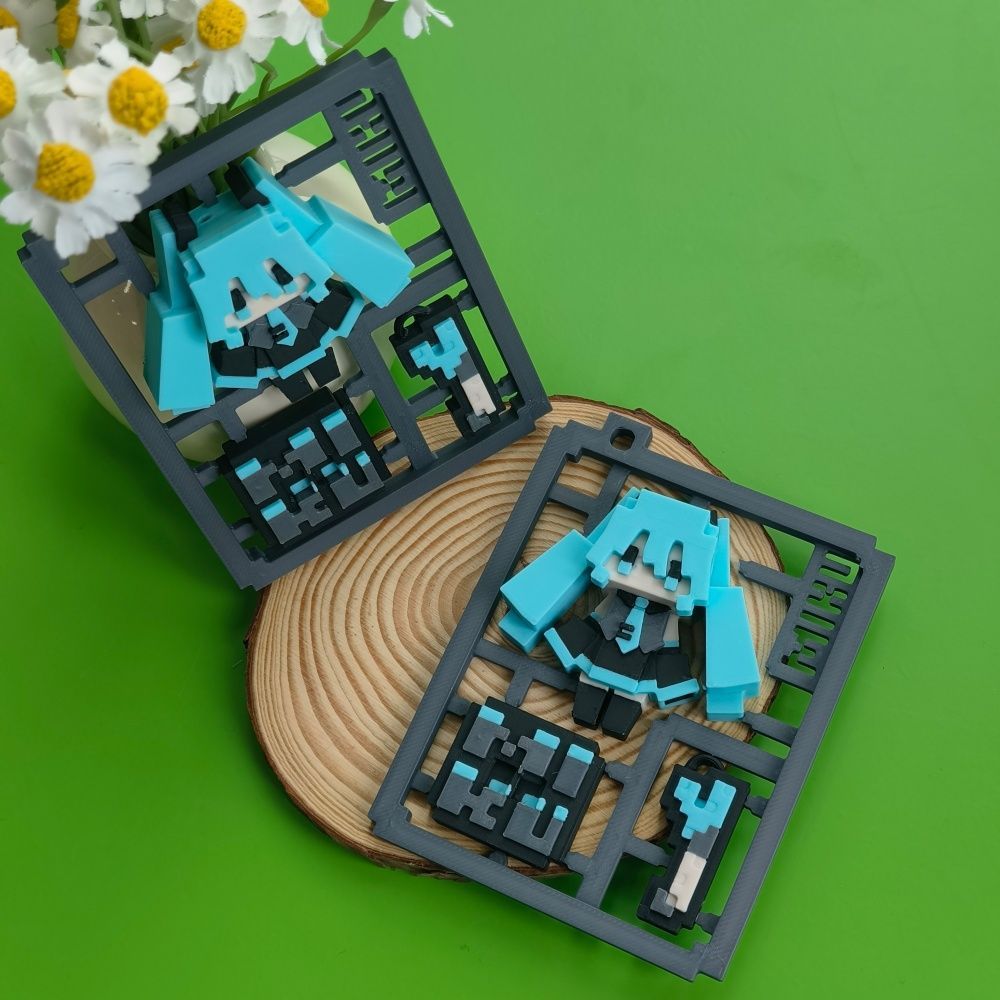 3D-gedrucktes niedliches Pixel – 3D Printing Model Free Bewertung und Preis