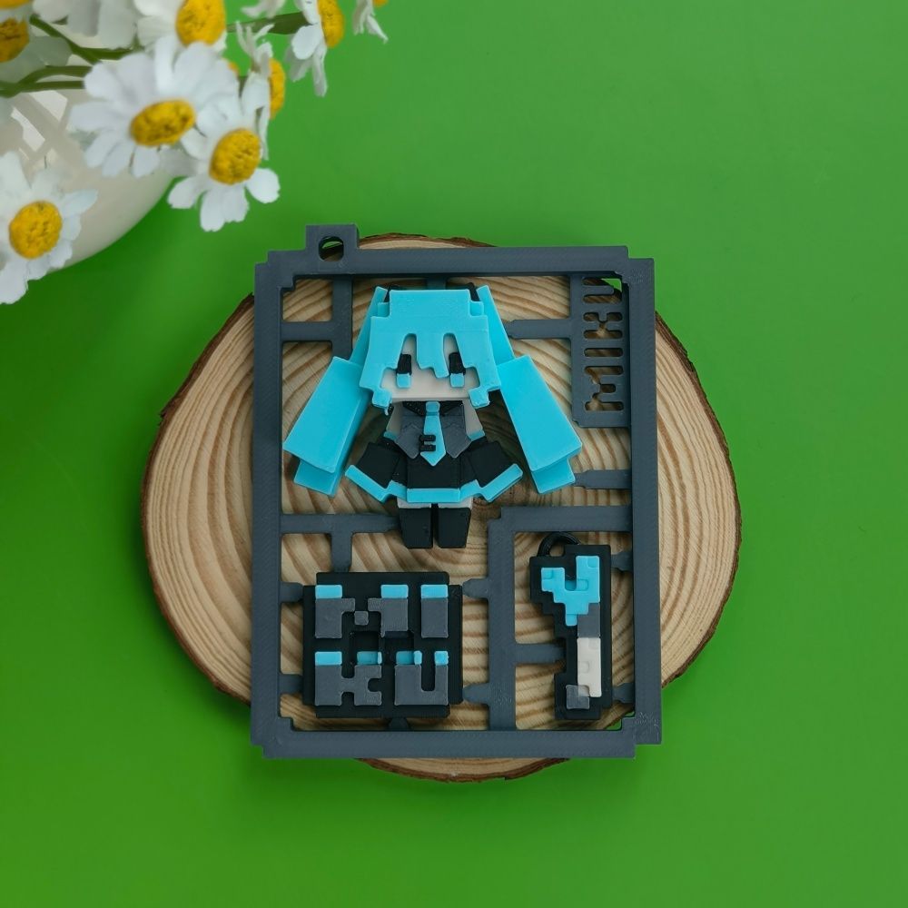 3D-gedrucktes niedliches Pixel – 3D Printing Model Free Bewertung und Preis