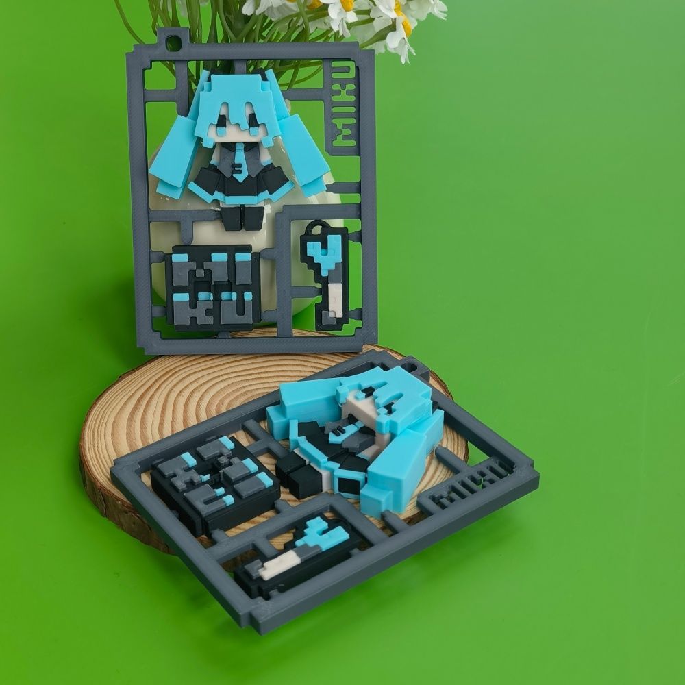3D-gedrucktes niedliches Pixel – 3D Printing Model Free Bewertung und Preis