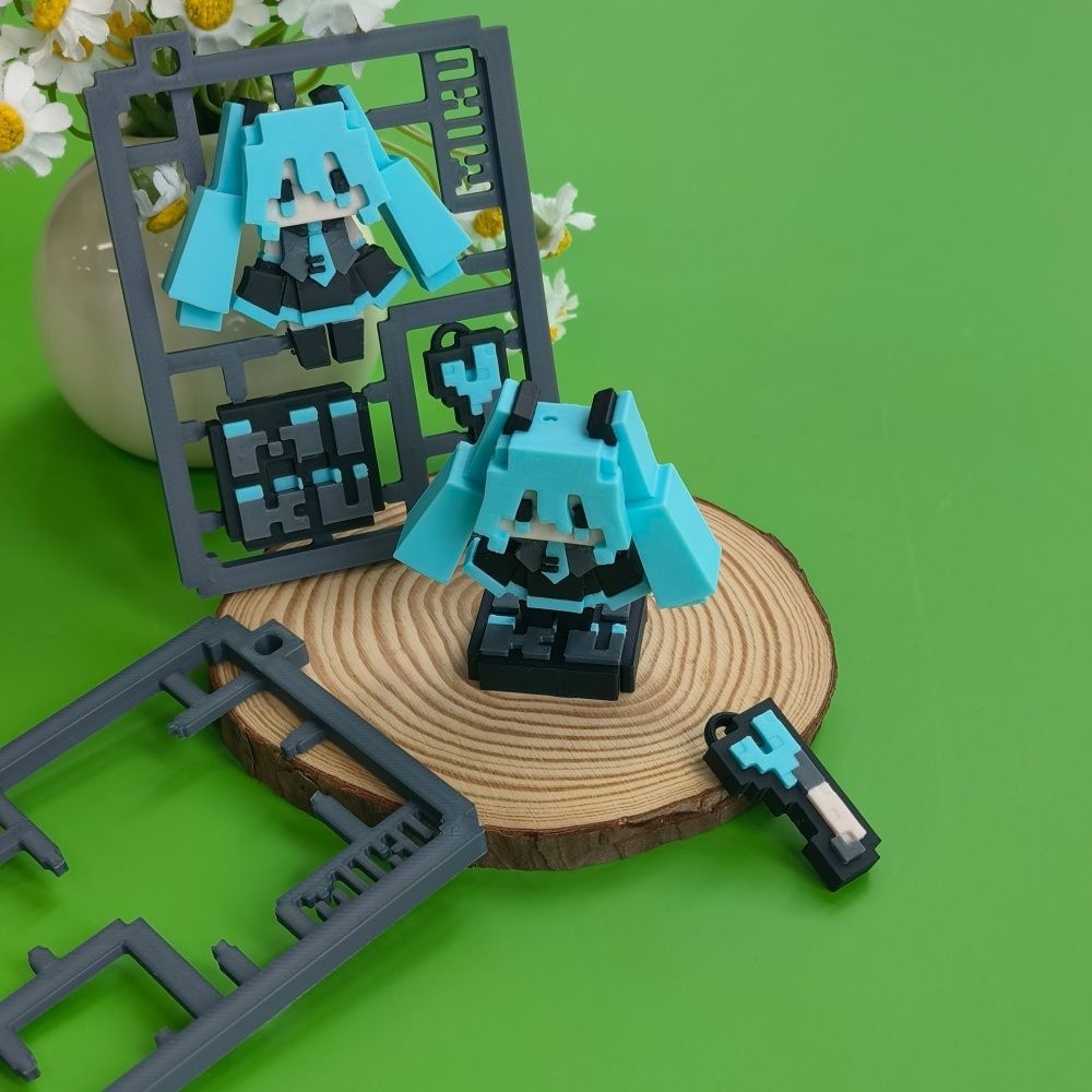 3D-gedrucktes niedliches Pixel – 3D Printing Model Free Bewertung und Preis